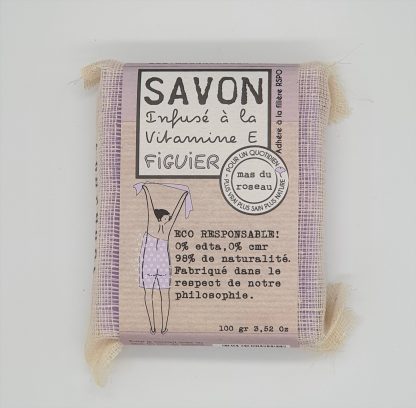 Savon végétal parfumé, Figuier, 100g, mas du roseau®-1
