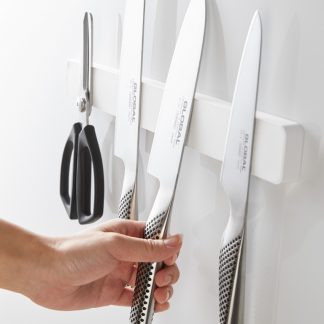 Porte-couteaux magnétique Tower Blanc, Yamazaki®-5