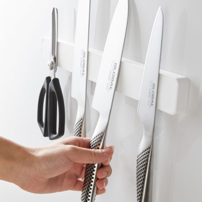 Porte-couteaux magnétique Tower Blanc, Yamazaki®-5