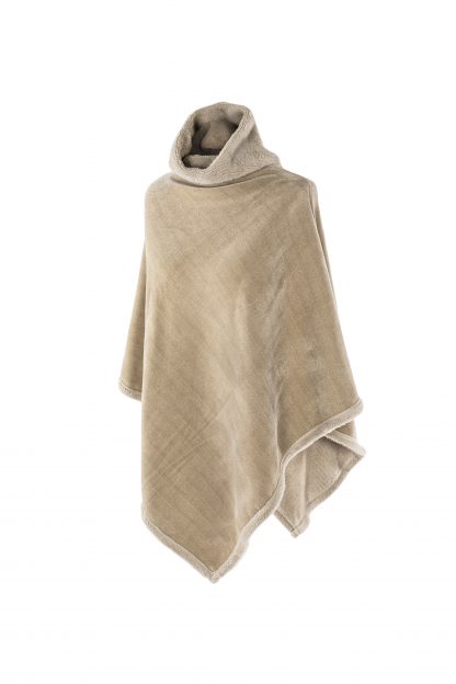 Poncho CHENILLE sable, tiseco®-1
