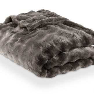 Plaid BUBBLE 150x200 gris, Tiseco®-1