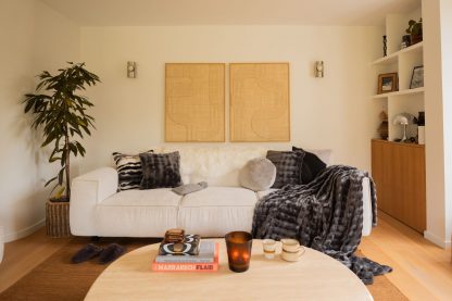 Plaid BUBBLE 150x200 gris, Tiseco®-3