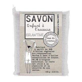 Savon végétal parfumé, Eglantine, 100g, mas du roseau®-1