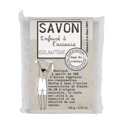 Savon végétal parfumé, Eglantine, 100g, mas du roseau®-1