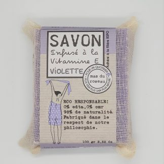 Savon végétal parfumé, Violette, 100g, mas du roseau®-1