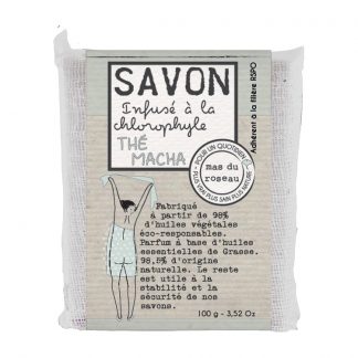Savon végétal parfumé, Thé Matcha, 100g, mas du roseau®-1