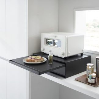 Plateau de cuisine Tower avec tiroir extensible noir, Yamazaki®-1