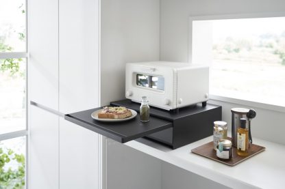 Plateau de cuisine Tower avec tiroir extensible noir, Yamazaki®-1