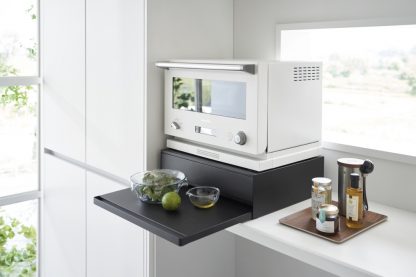 Plateau de cuisine Tower avec tiroir extensible noir, Yamazaki®-14