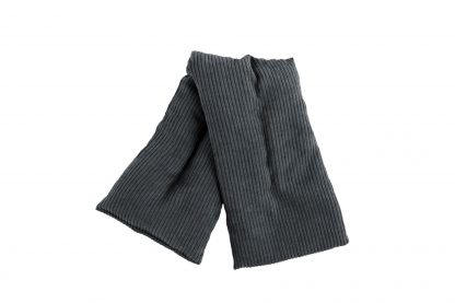 Bouillotte garniture lavande, gris, Tiseco®-1