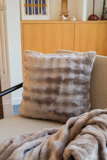 Coussin BUBBLE taupe, TISECO®-5