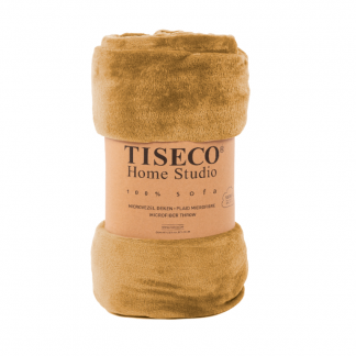 Plaid COSY microflannel 180x220 camel, Tiseco®-1