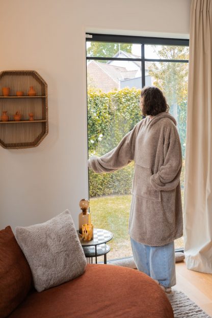 Coussin COCOON taupe, TISECO®-4