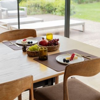 Set de table OTIS, brun foncé, ziczac®-1