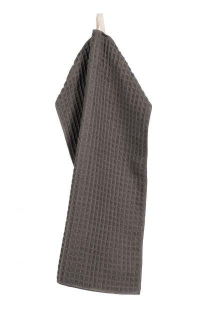 Essuie de cuisine gauffré ESSANTIALS set/2 gris, Tiseco®-1