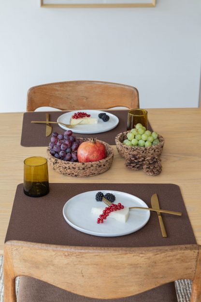 Set de table OTIS, brun foncé, ziczac®-4