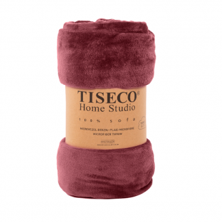 Plaid COSY microflannel 180x220 pomme rouge, TISECO®-1