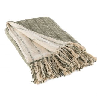 Plaid ALMA, 130x160 cm, olive, Tiseco®-1