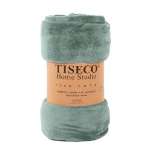 Plaid COSY microflannel 150x200 sauge, TISECO®-1
