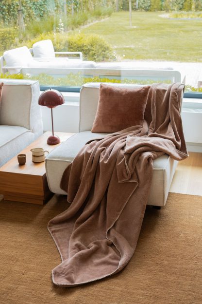 Plaid TOMO moka, 150x200 cm, Tiseco®-3