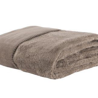 Plaid TOMO taupe, 150x200 cm, Tiseco®-1