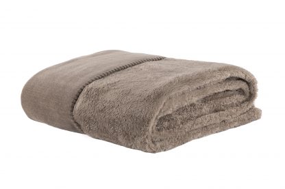 Plaid TOMO taupe, 150x200 cm, Tiseco®-1