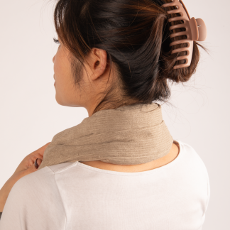 Bouillotte garniture lavande, naturel, Tiseco®-3