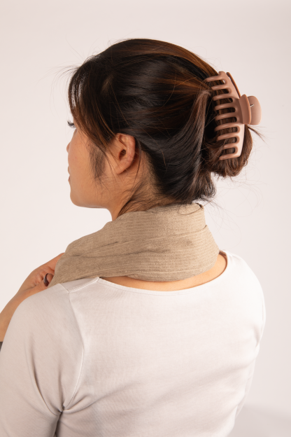 Bouillotte garniture lavande, naturel, Tiseco®-3