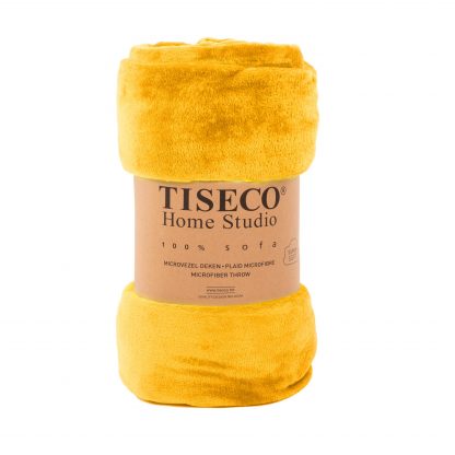 Plaid COSY microflannel 180x220 Tournesol, Tiseco®-2