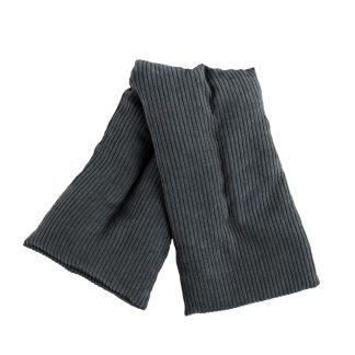 Bouillotte garniture lavande, gris, Tiseco®-1