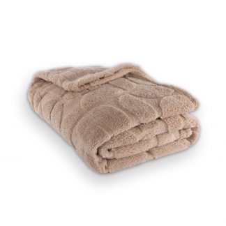 Plaid RENA 150x200 Taupe, Tiseco®-1