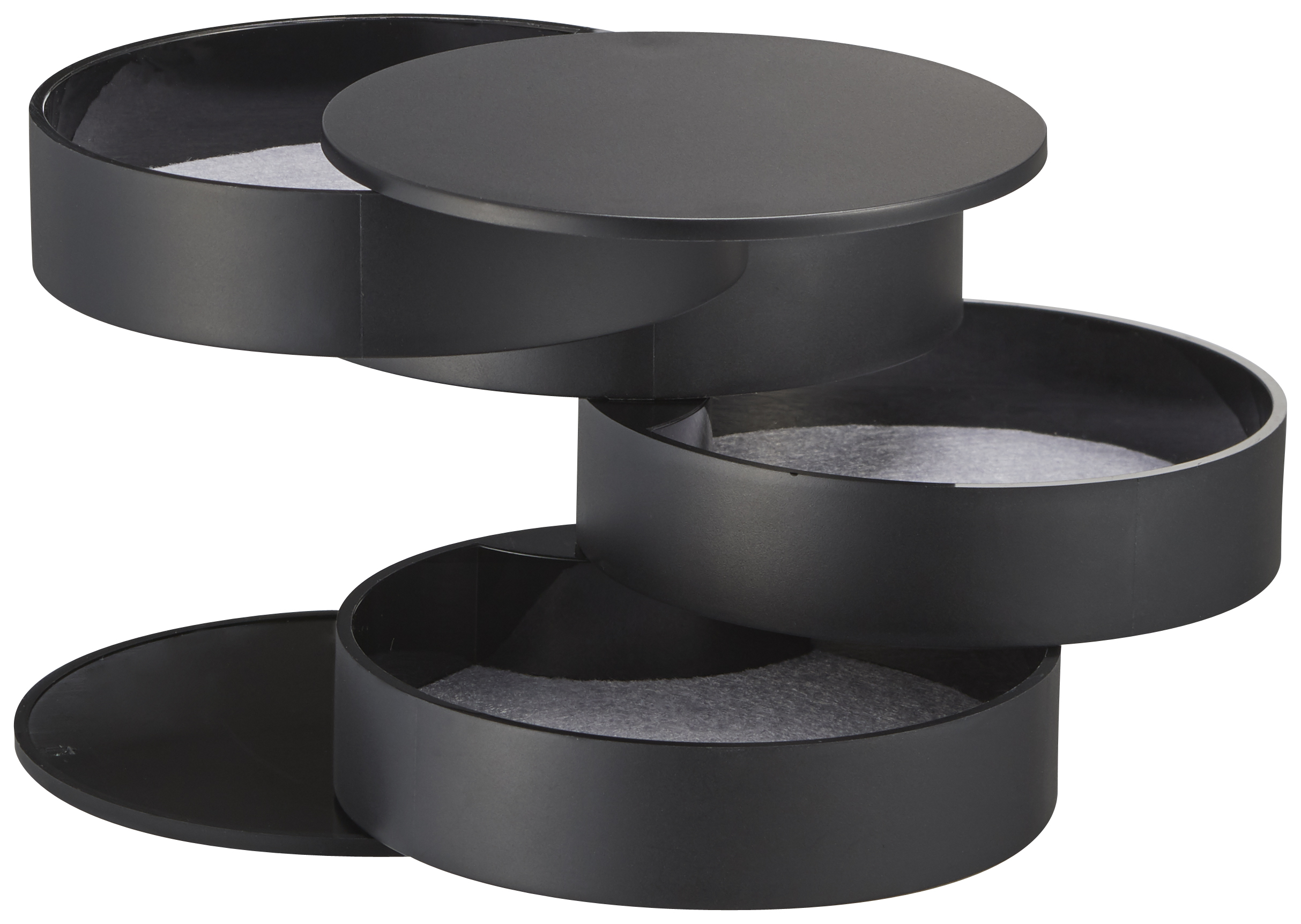 Rangement 4 tiroirs noir, Yamazaki®-2 Rangement 4 tiroirs noir, Yamazaki®-2