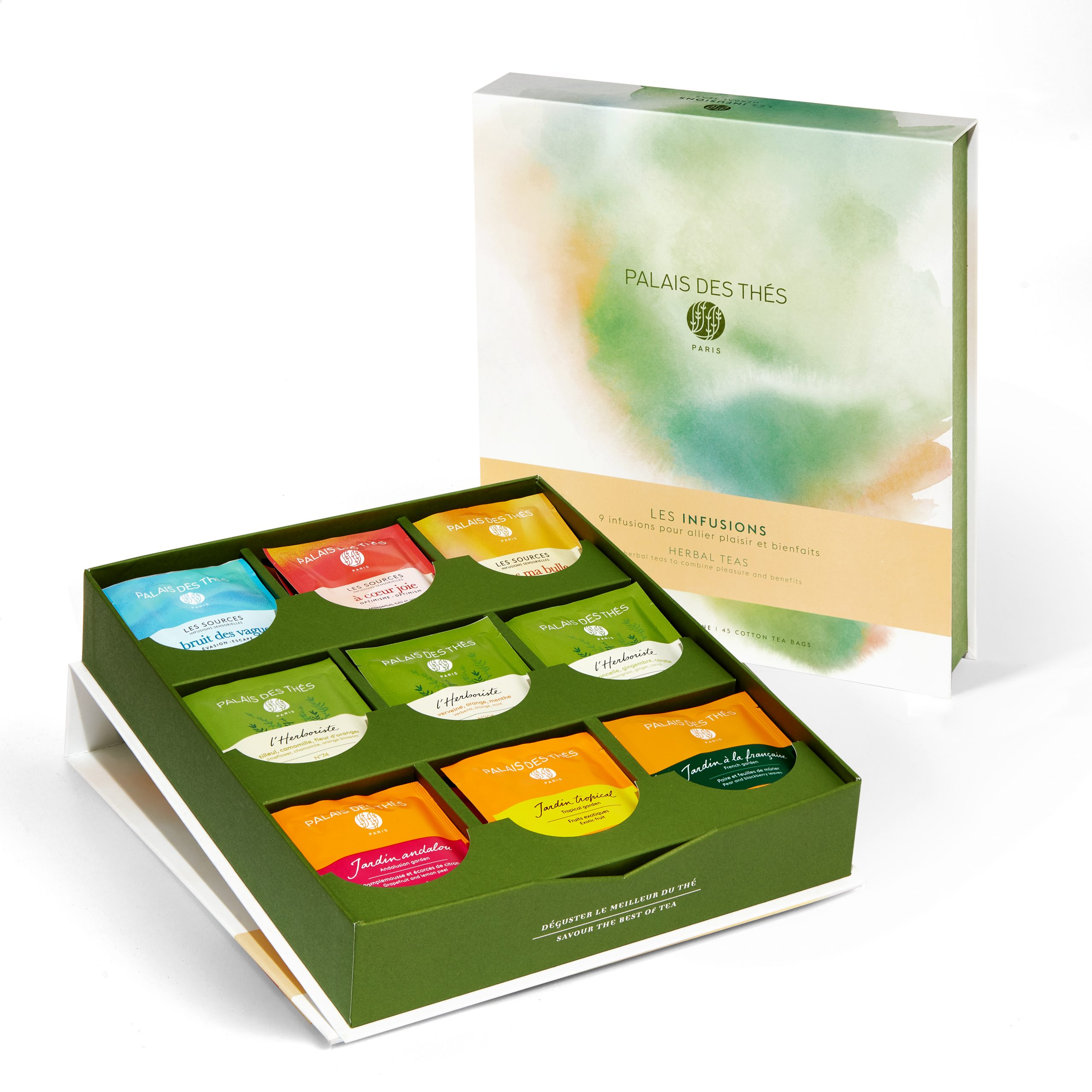 Les infusions - Coffret 45 mousselines de coton, Palais des Thés®-3 Les infusions - Coffret 45 mousselines de coton, Palais des Thés®-3