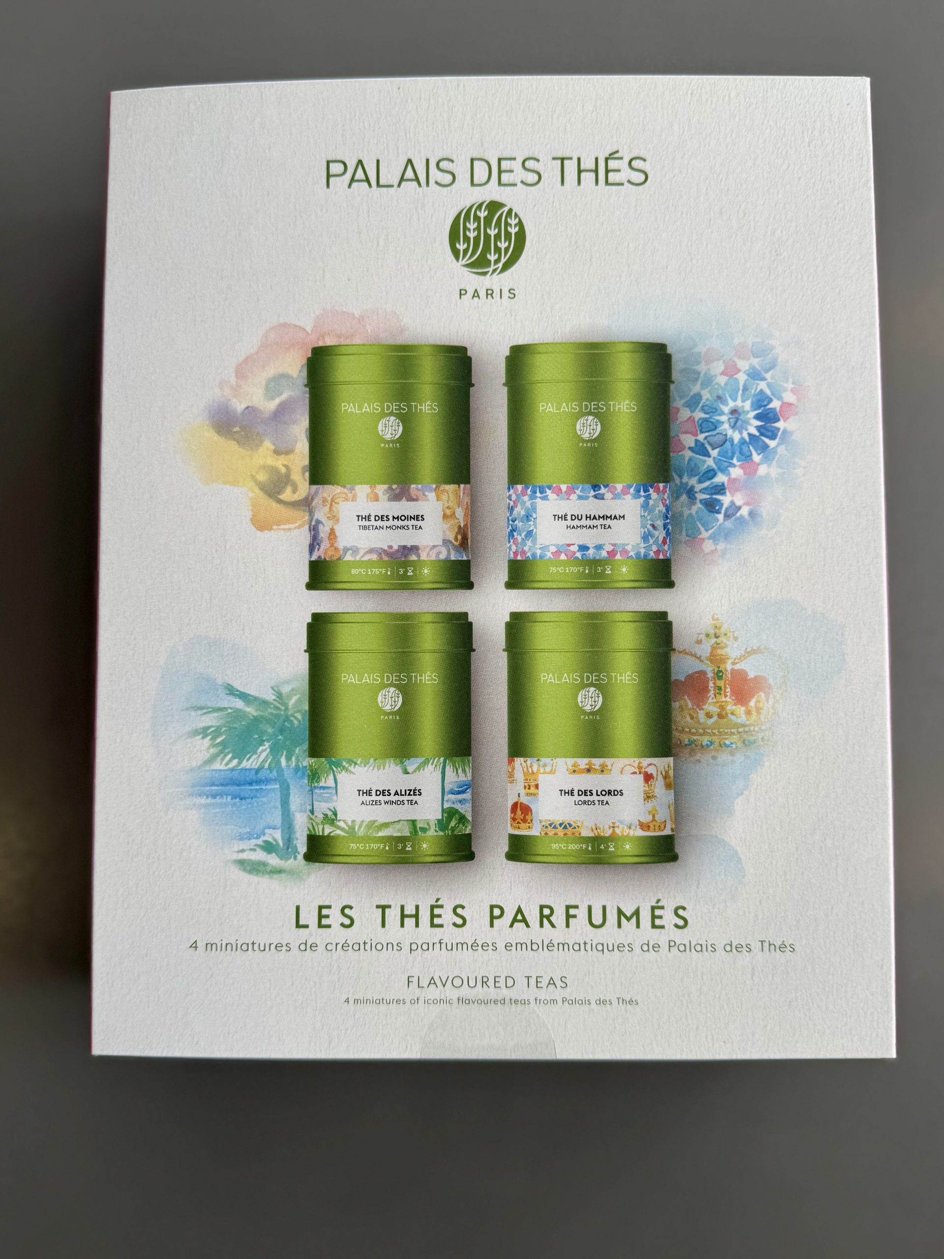 Coffret "Les thés parfumés" (4 miniatures)-1 Coffret "Les thés parfumés" (4 miniatures)-1