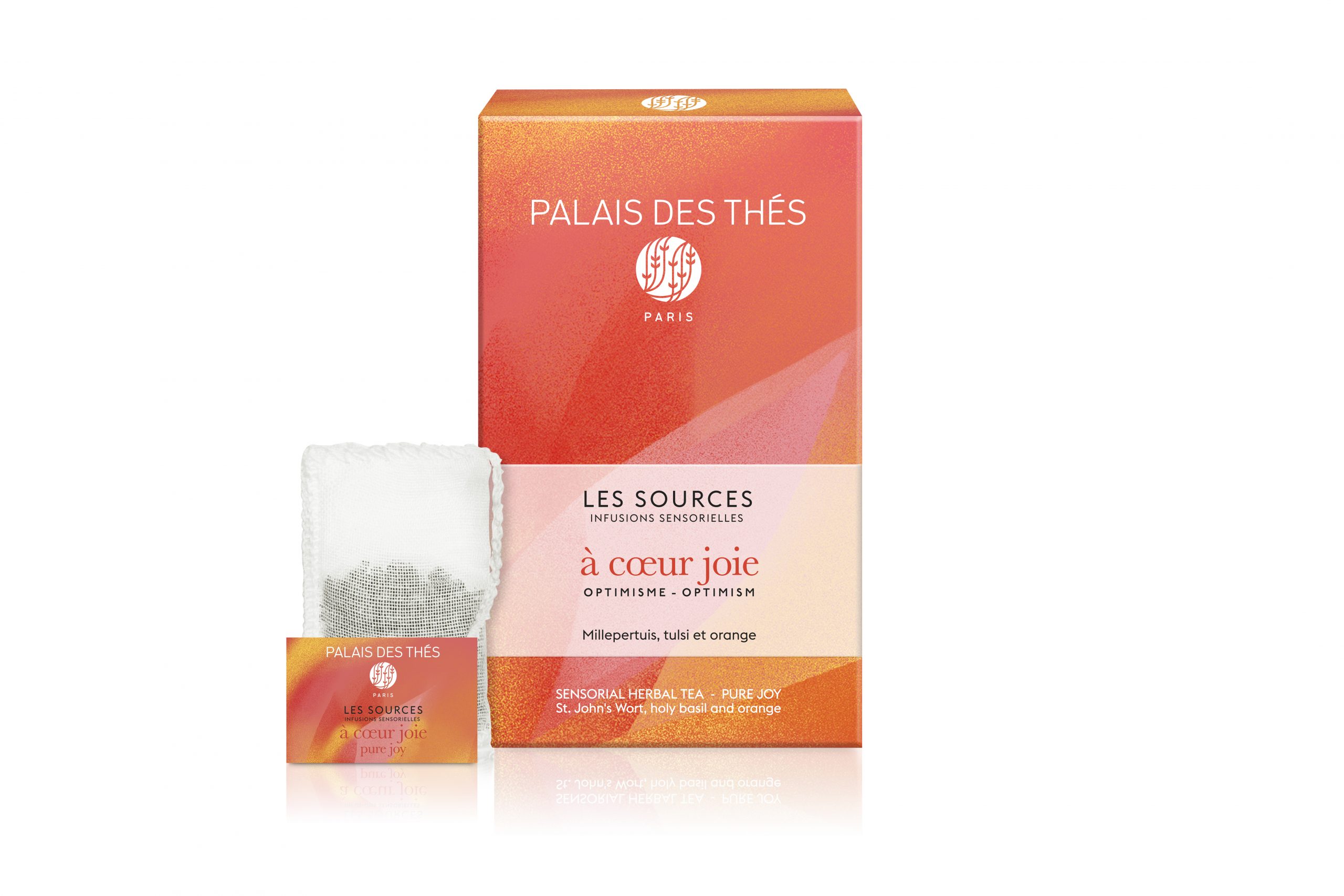 À cœur joie bio - Optimisme, infusion (20 mousselines), Palais des Thés®-1 À cœur joie bio - Optimisme, infusion (20 mousselines), Palais des Thés®-1