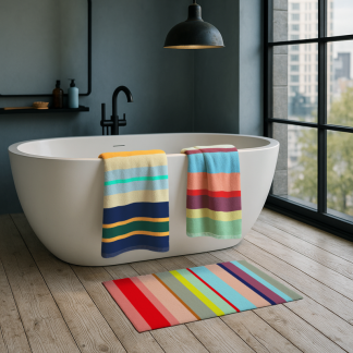 Serviette de bain 'Nizza' 80 x 200cm, REMEMBER®-1