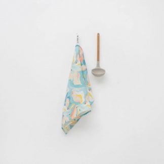 Essuie vaisselle en lin, Paslel iris, Linen tales®-1