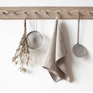 Essuie vaisselle en lin natural, Linen Tales®-1