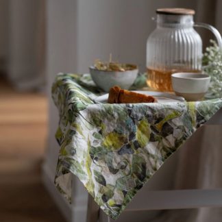 Essuie vaisselle en lin, lotus, Linen tales®-1