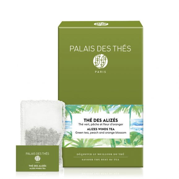 Thé des Alizés (20 mousselines), thé vert-1 Thé des Alizés (20 mousselines), thé vert-1