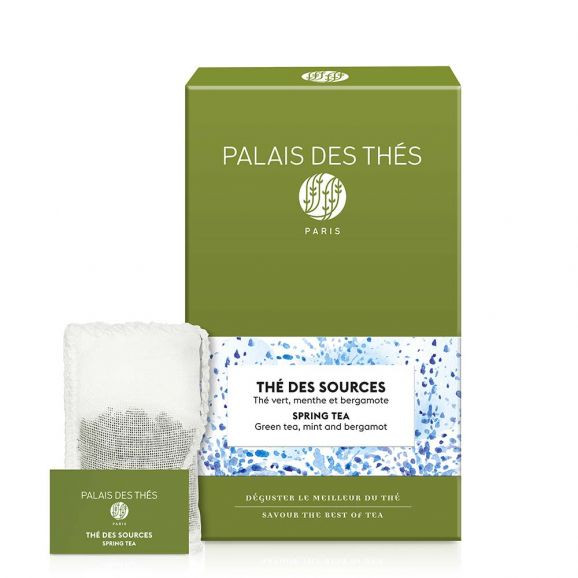Thé des Sources (20 mousselines), thé vert-1 Thé des Sources (20 mousselines), thé vert-1