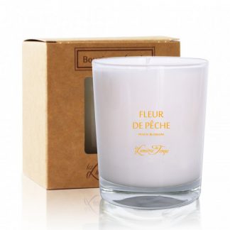 Bougie 'Fleur de Pêche', 180g, Les lumières du Temps®-1