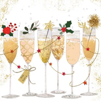 Serviette en papier "Champagne glasses", PPd®-1